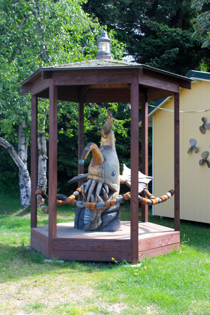 Fish Statue in Seldovia